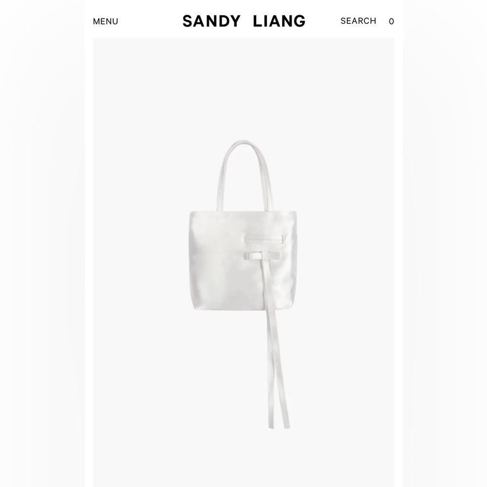 Sandy Liang Prom Bag in Pearl